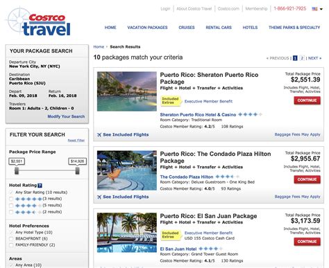 all inclusive vacation packages costco